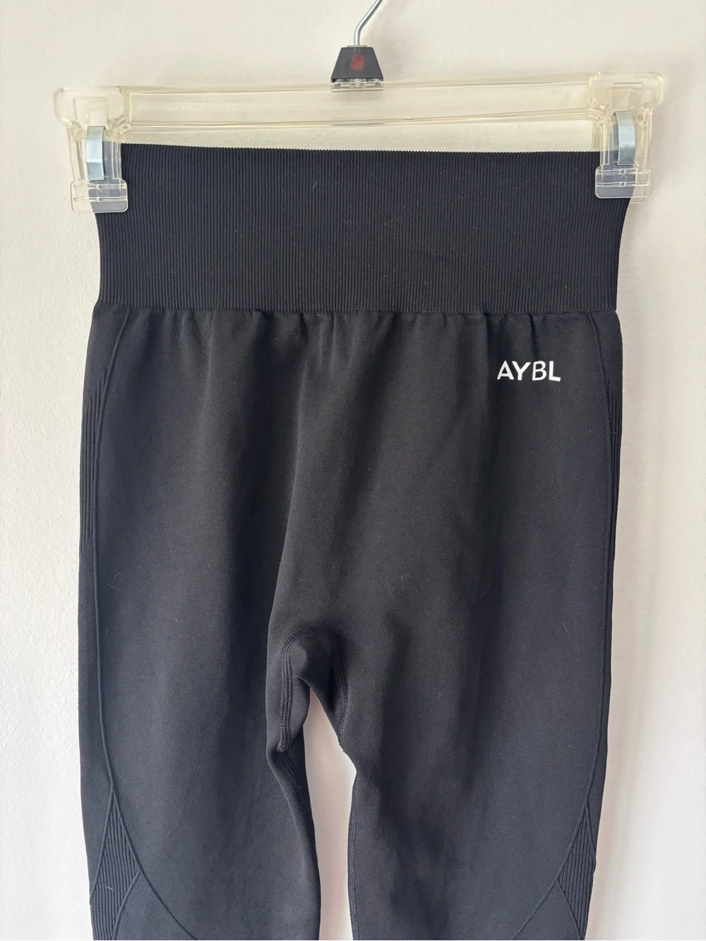 AYBL Black High Waist Leggings Workout Activewear Yoga Gym Sporty Athletic